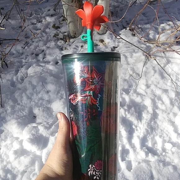 Starbucks Accessories - STARBUCKS CUP WITH STRAW TOPPER FROM GMBRUCEW